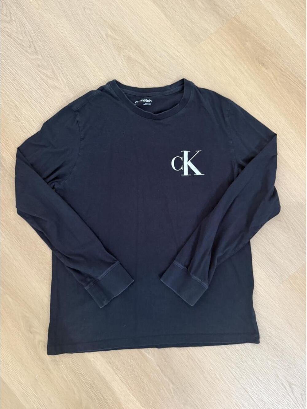 Calvin Klein Dark Navy Crewneck Tee | Large